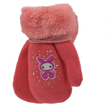 Handschuhe Fäustlinge Baby mit Strick